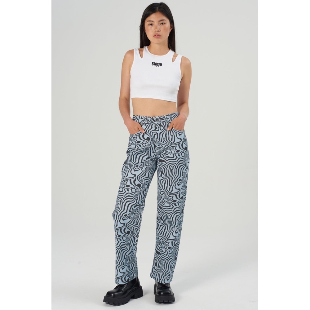 The Ragged Priest Marble Straight Leg Jean